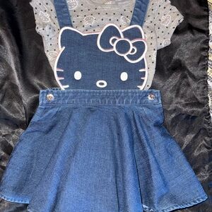 Hello Kitty Denim Skirt for Kids